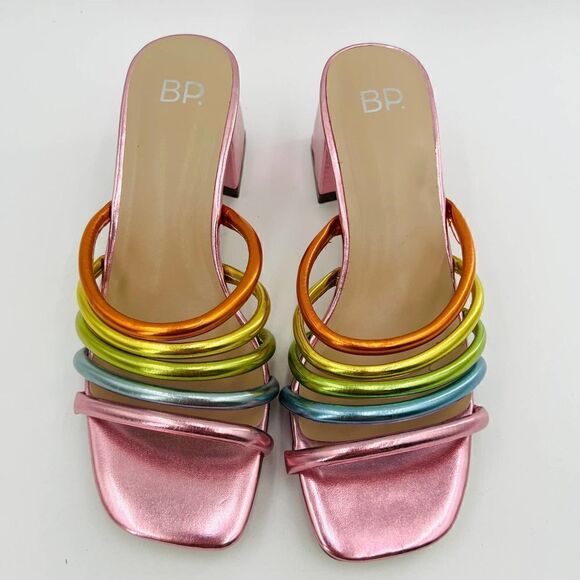 BE PROUD BY BP Fenix Slide Multicolor Sandal Size 6 - Picture 6 of 11